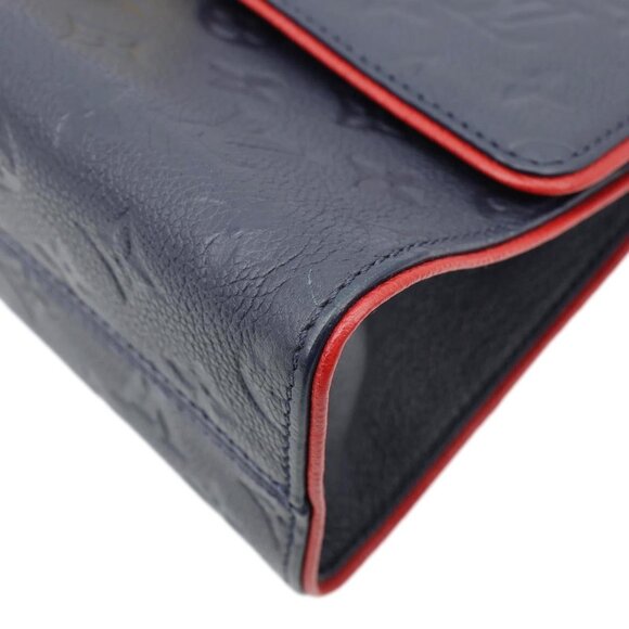 Louis Vuitton  Saint Sulpice PM Empreinte Leather Crossbody Bag Navy Blue - Picture 8 of 16